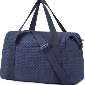 Stylish Blue Quilted  Bag